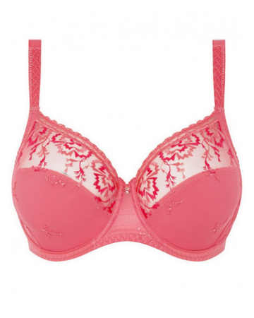 Chantelle 16B1 Coralin Shades Every Curve 3 Part Cup Underwire Bra myselflingerie.com